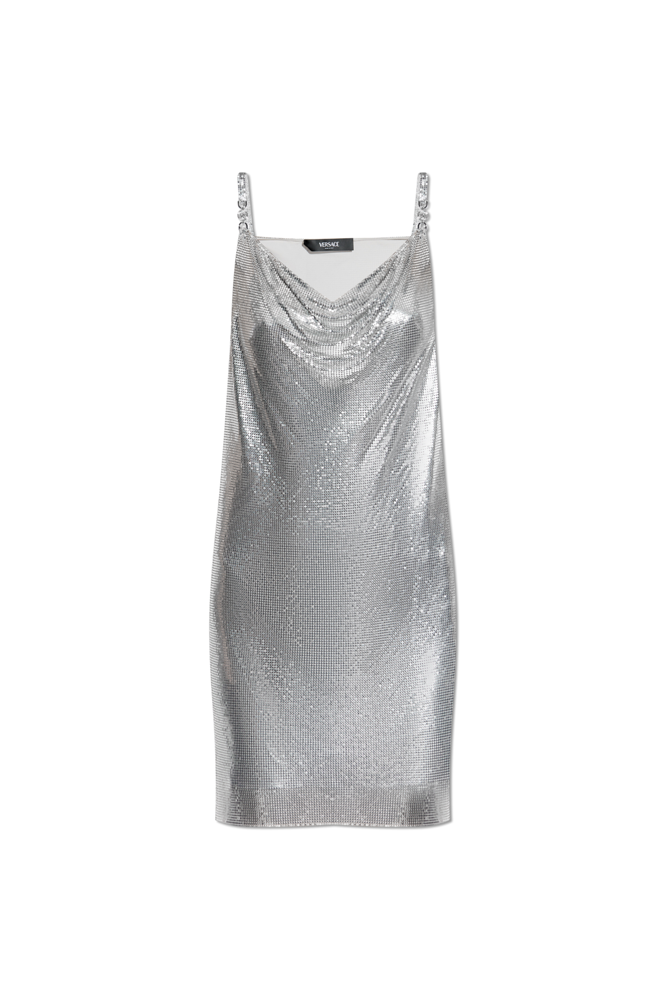 VERSACE ハロックフリントトレス 78HAO9P4ES141L54 322 Silver Strap dress Versace - Vitkac GB